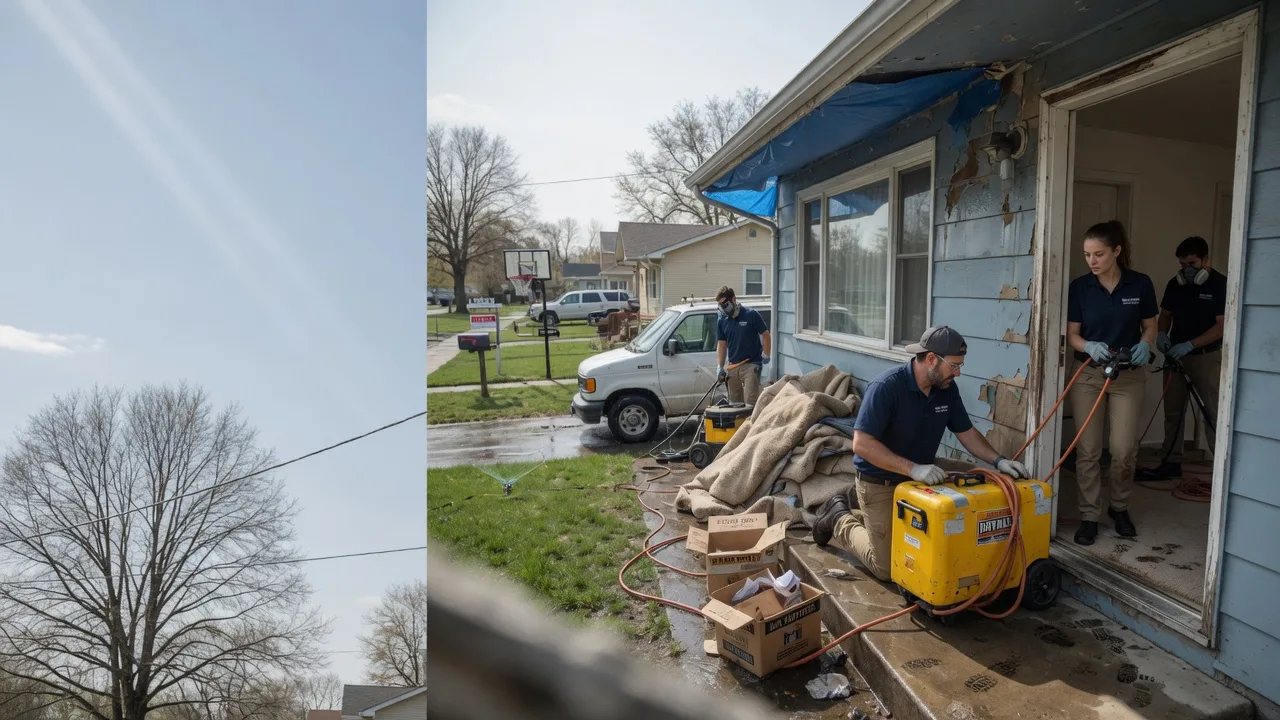 Basement Flood Cleanup in Holyrood, KS near me